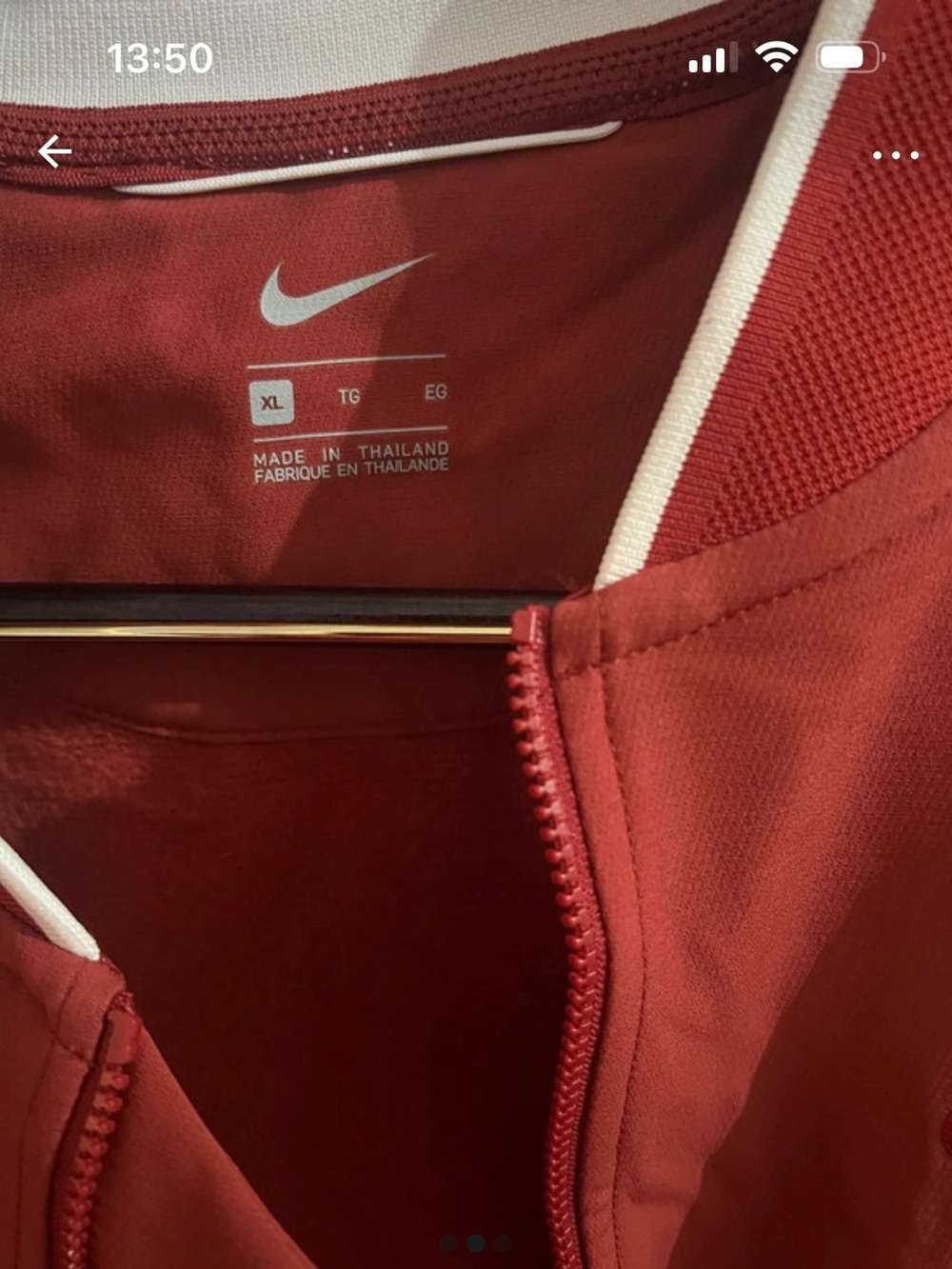 Nike Arkansas Razorbacks Red Jacket - Picture 2 of 3